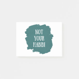 Niet je Habibi Post-it® Notes