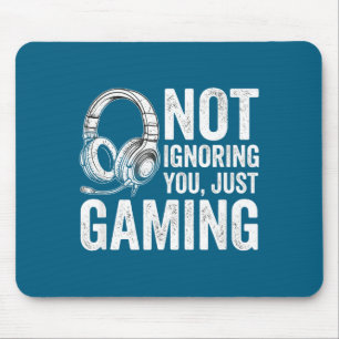 Niet Je Negeert Gaming Headset Grafische Videospel Muismat