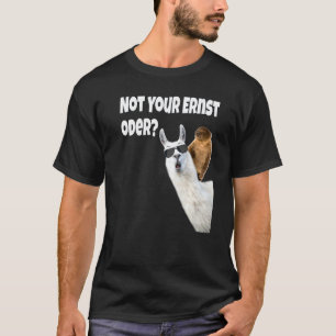 Niet je serieuze of Denglish  Alpaca en luiaard T-shirt