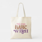 Niet je standaard heks spooky Halloween magie Tote Bag (Achterkant)