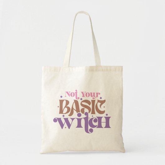 Niet je standaard heks spooky Halloween magie Tote Bag (Voorkant)