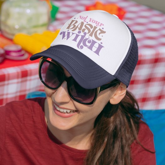 Niet je standaard heks spooky Halloween magie Trucker Pet