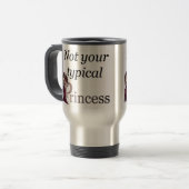 Niet je typische prinses Travel Mug... Ceri-stijl Reisbeker (Voorkant links)