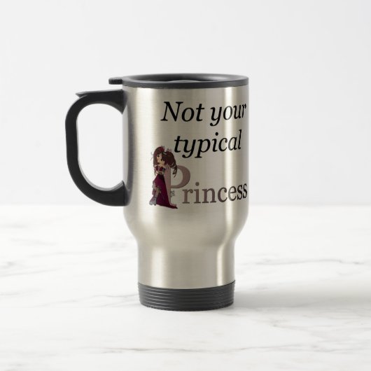 Niet je typische prinses Travel Mug... Ceri-stijl Reisbeker (Links)