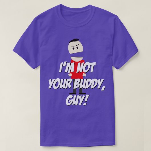 Niet jouw buddy guy t-shirt (Design voorkant)