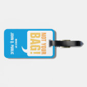 Niet jouw tas bagagelabel (Achterkant horizontaal)