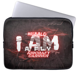 Niet kaal, leger, leger laptop sleeve