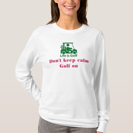Niet kalm houden t-shirt (Voorkant)