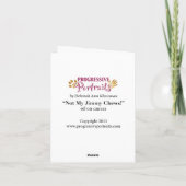 "Niet kauwt Mijn Koevoet!" nota kaart (Achterkant)