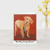 "Niet kauwt Mijn Koevoet!" nota kaart (Gele Bloem)