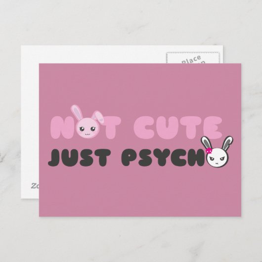 Niet klappen briefkaart (Voorkant / Achterkant)