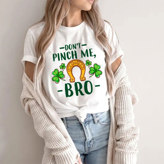 Niet knijpen, Bro | St. Patrick's Day T-shirt