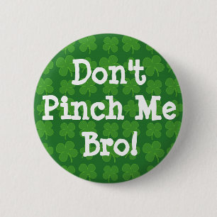Niet knijpen, groene Button