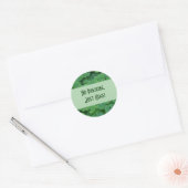 Niet knijpen ronde sticker (Envelop)