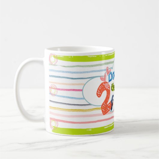 Niet knipperen ze groeien op 2 snelle thema mok ki (Links)