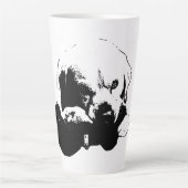 niet-knipperende claim latte mok (Voorkant)