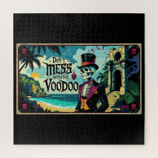 Niet knoeien met de voodoo legpuzzel (Verticaal)