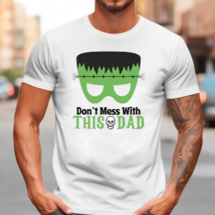 Niet knoeien met deze papa halloween t-shirt