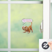 Niet knoeien met deze prinses raamsticker (Huis)