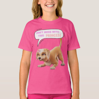 Niet knoeien met deze prinses t-shirt