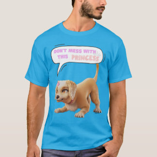 Niet knoeien met deze prinses t-shirt