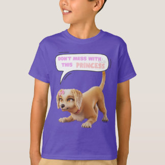 Niet knoeien met deze prinses t-shirt