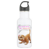 Niet knoeien met deze prinses waterfles  (Voorkant)