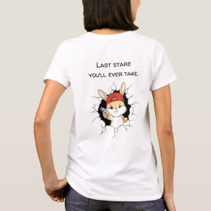 Niet knoeien met dit konijn - grappig en edgy dier t-shirt