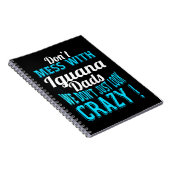 Niet knoeien met Iguana Dads Notitieboek (Rechterzijde)