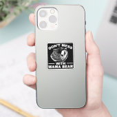 Niet knoeien met mama Beer Moederdag Mom Cool Sticker (Telefoon)