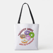 NIET KNOEIEN MET MIJN ONTBIJT TOTE BAG (Achterkant)