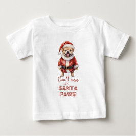 'Niet knoeien met Santa Paws" schattig hondenliefh