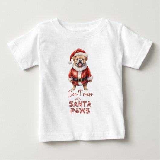 'Niet knoeien met Santa Paws" schattig hondenliefh (Voorkant)