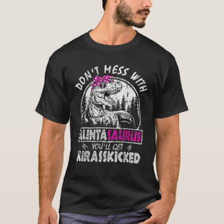 Niet knoeien met tantasaurus krijg je Jurasskicke T-shirt