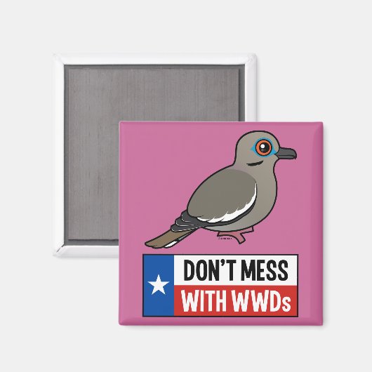 Niet knoeien met WWD's Magneet (Voorkant / Achterkant)