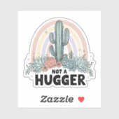  Niet Knuffelende Cactus Vinyl Sticker (Vel)