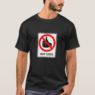 Niet-koele wegwijzer t-shirt