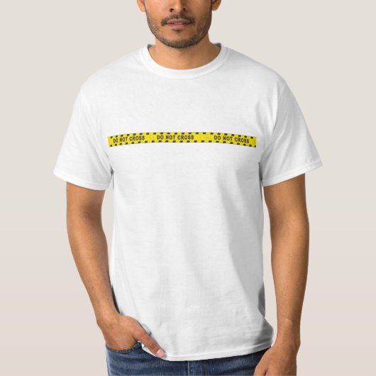 niet kruisen t-shirt (Voorkant)