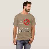 Niet krullen - HURLING T-shirt (Voorkant volledig)