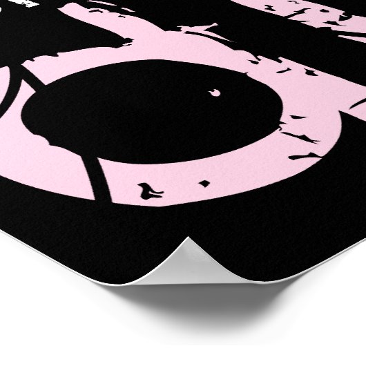 Niet kweken of kopen (donker) poster (Hoek)