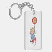 Niet lang nu sleutelhanger (Voorkant Links)