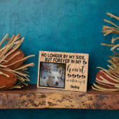 Niet langer aan mijn zijde, hondenherdenking – Aan Fotoplaat (Zijkant)