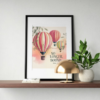 Niet langer gebonden Romeinen 6:18 Poster