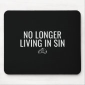 Niet langer in zonde levend Funny Bruid Bruidegom  Muismat (Voorkant)