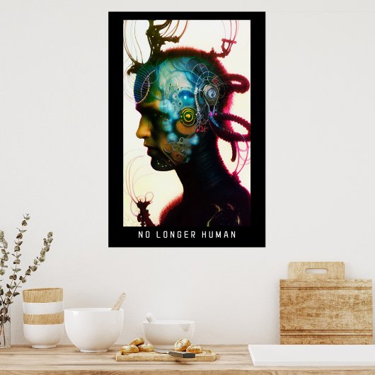 Niet langer menselijk poster (Keuken)