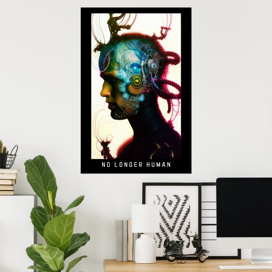 Niet langer menselijk poster (Thuiskantoor)