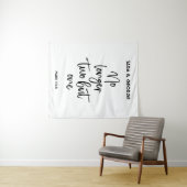 Niet langer twee maar één bruiloft gebaren wandkleed (In Situ (horizontaal))