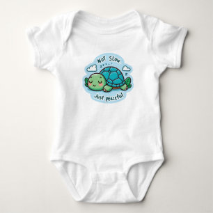 Niet Langzaam, Gewoon Vreedzaam Schildpad Romper