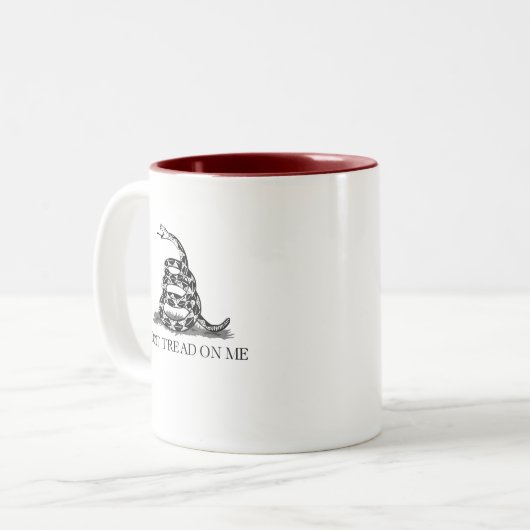 Niet lezen 1 tweekleurige koffiemok (Voorkant links)