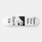 "Niet liegen" Persoonlijk Skateboard (Horizontaal)